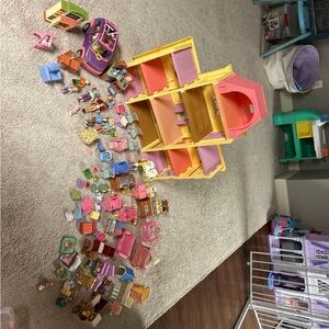 Fisher-Price Yellow and Red Dollhouse